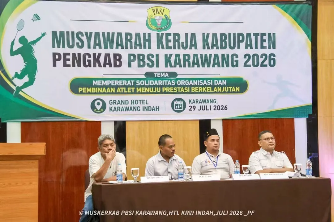 Musyawarah Kerja Kabupaten Pengkab PBSI Karawang 2026