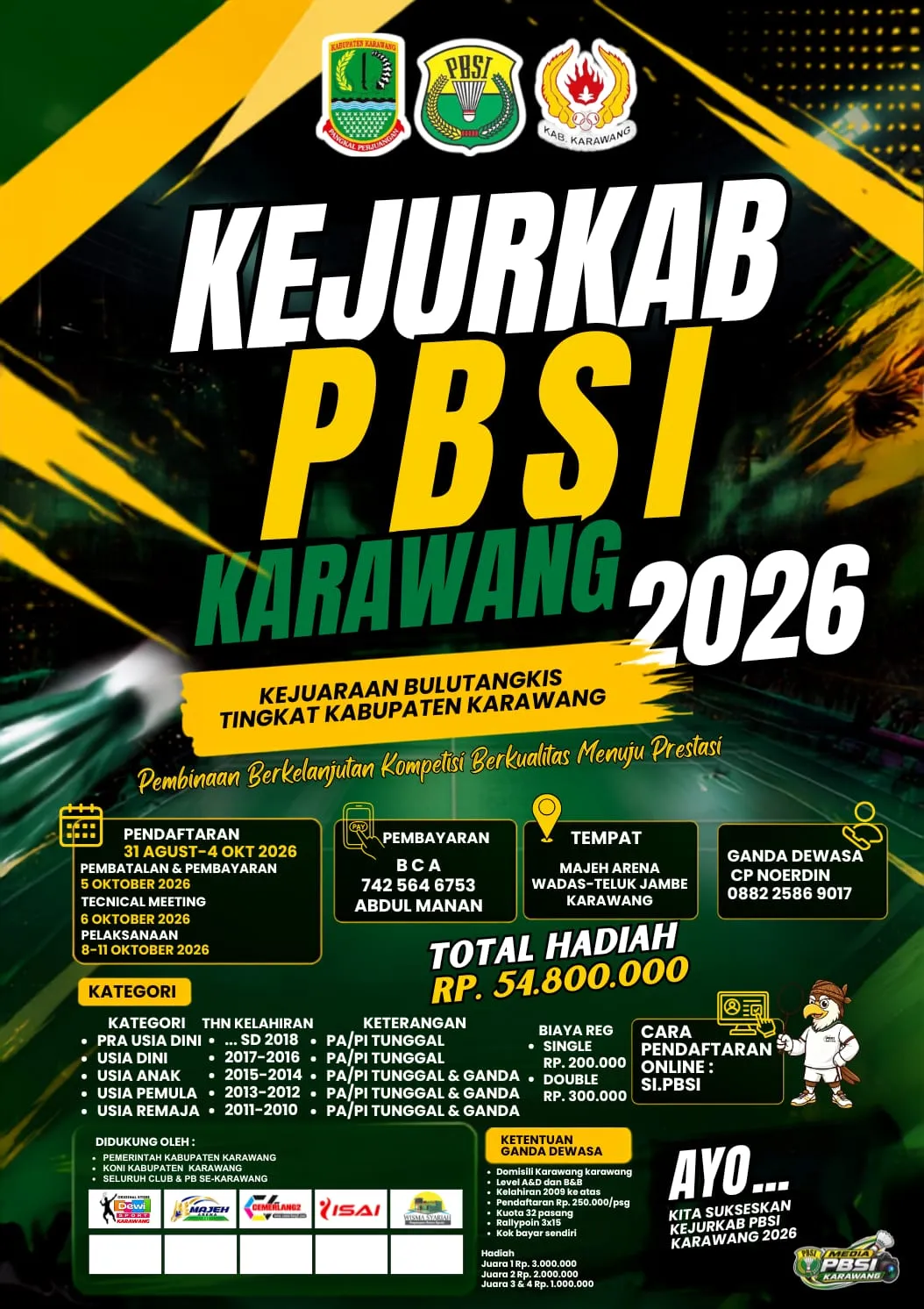 KEJURKAB PBSI KARAWANG