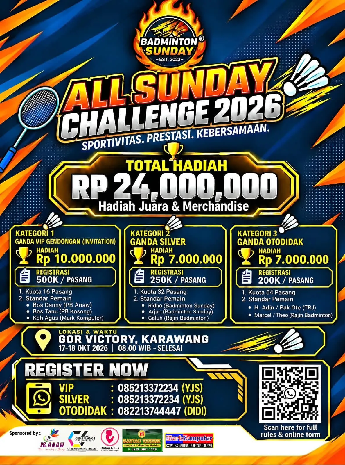 ALL SUNDAY CHALLENGE 2026