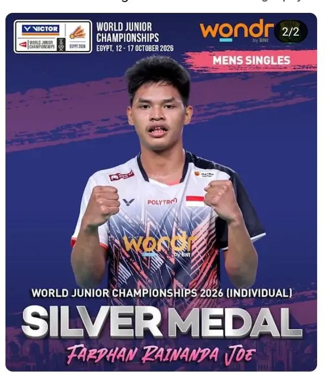 🏸 BERITA OLAHRAGA PBSI KARAWANG FARDHAN ZAINANDA JOE UKIR PRESTASI DUNIA! RAIH MEDALI PERAK DI WORLD JUNIOR CHAMPIONSHIPS 2026